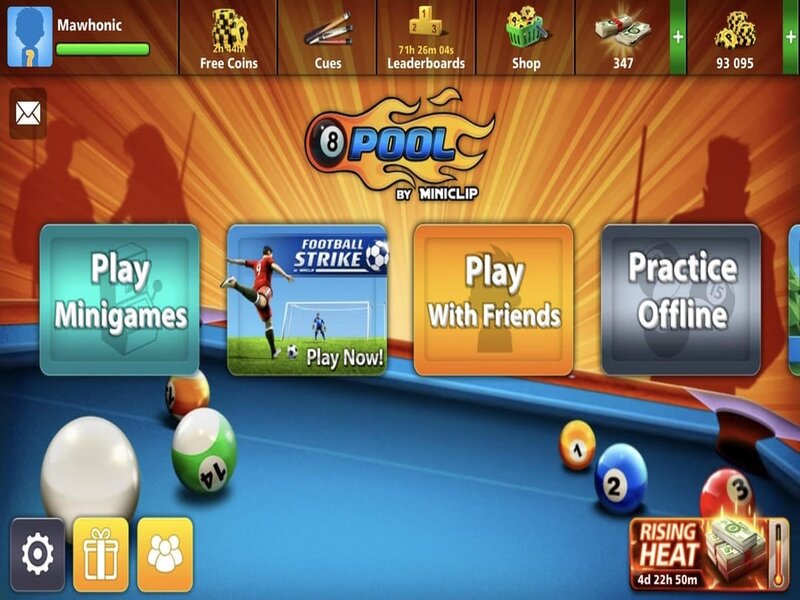 Hack 8 Ball Pool có nhiều chế độ chơi