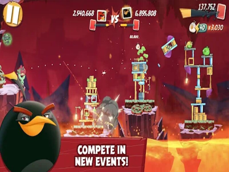 Vô Hạn Tiền Thỏa Thích Nâng Cấp Chim Trong Angry Birds 2 Mod APK
