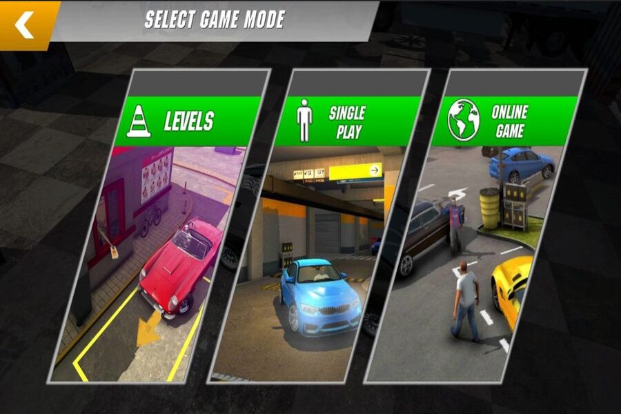 Đa dạng chế độ chơi bạn có thể lựa chọn trong Hack Car Parking Multiplayer