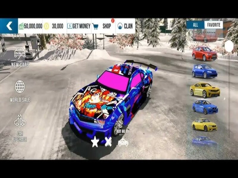 Tính năng mod mở khóa tất cả xe trong Hack Car Parking Multiplayer 