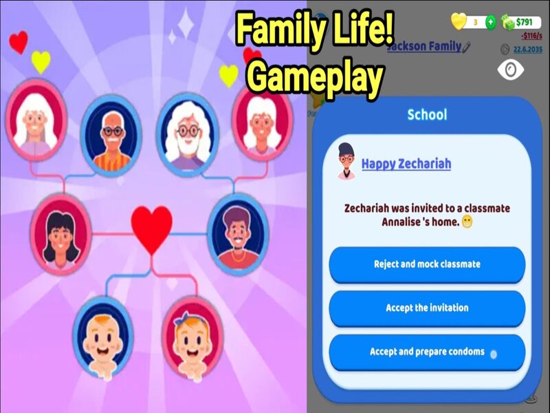 Đương đầu với những thử thách trong Family Life Mod