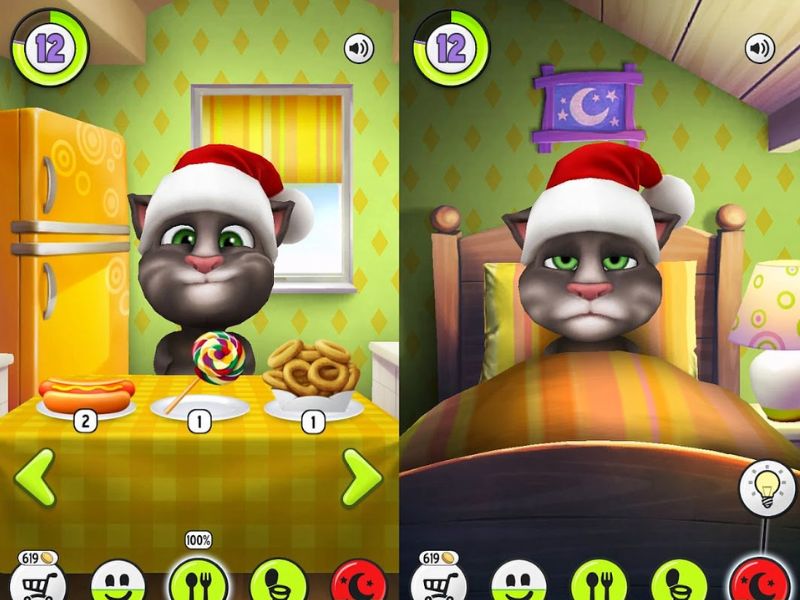 Nhiều minigame đa dạng trong Hack My Talking Tom 