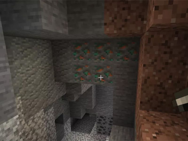 Khai Thác Đồng và Tuff trong Minecraft 1.20.51 Apk
