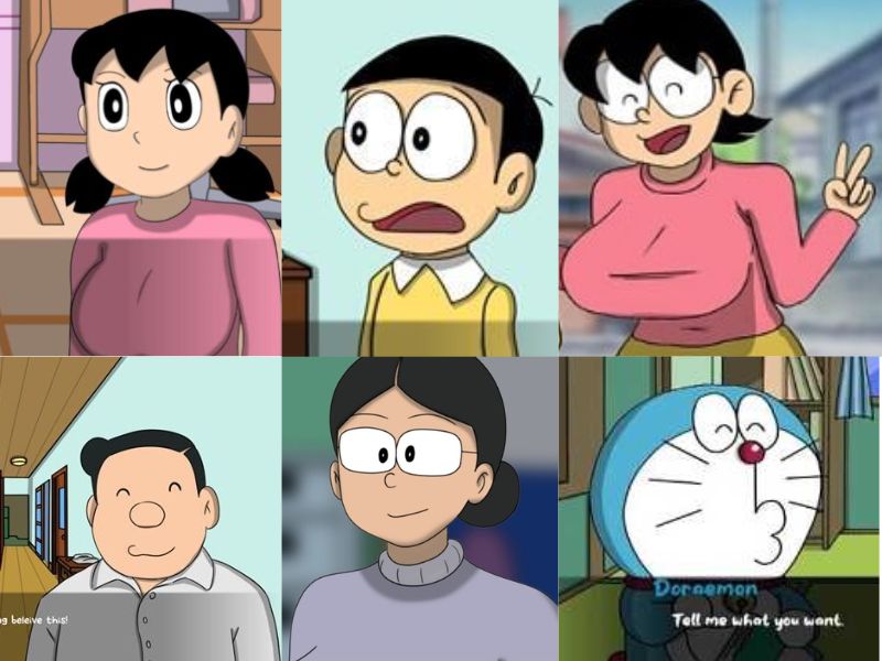 Hệ thống nhân vật trong Doraemon X Apk