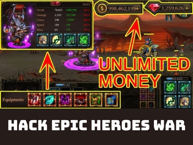 Những Tính Năng Nổi Bật Của Phiên Bản Hack Epic Heroes War