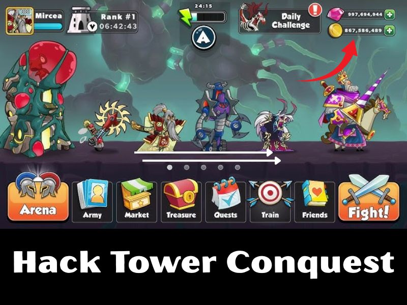 Những Tính Năng Nổi Bật Của Phiên Bản Hack Tower Conquest 