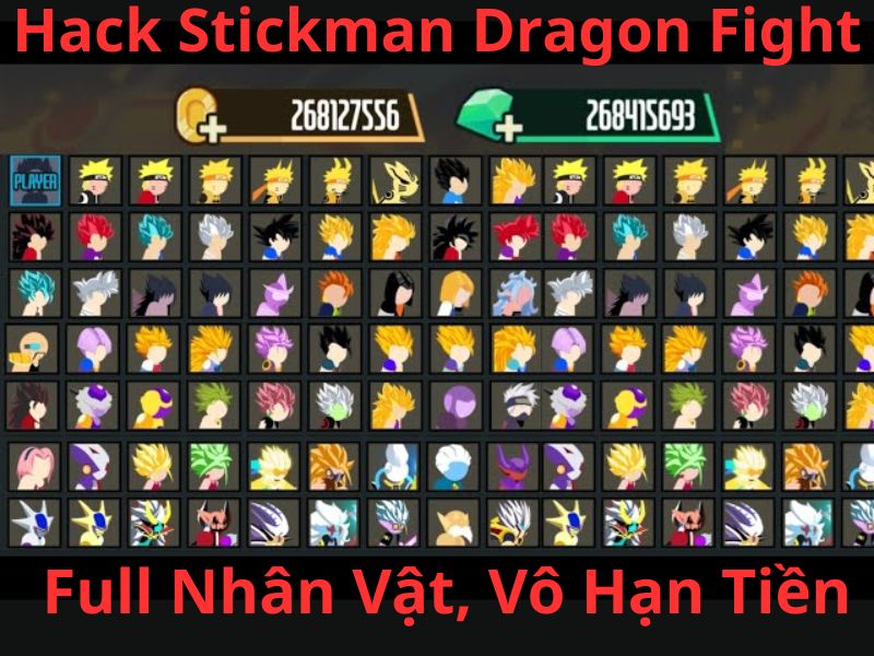 Tính Năng Nổi Bật Có Trong Hack Stickman Dragon Fight