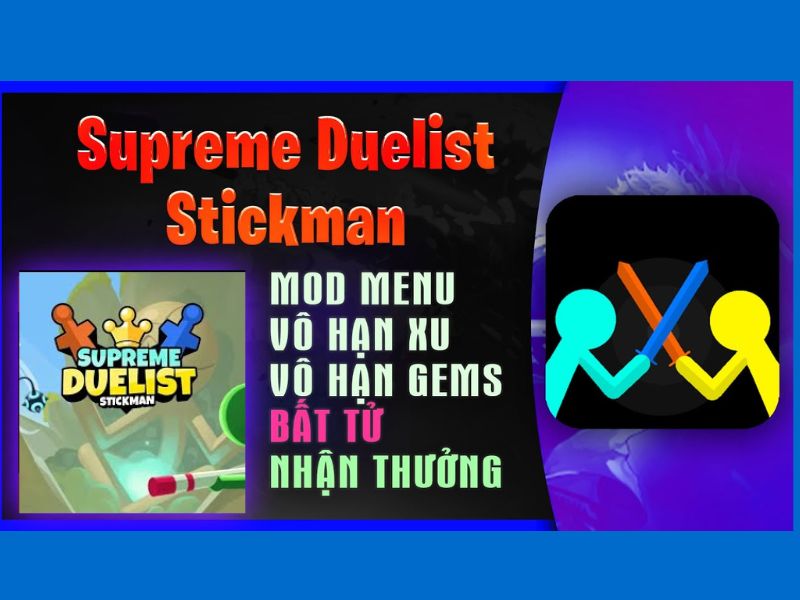 Tính năng nổi bật có trong Hack Supreme Duelist Stickman