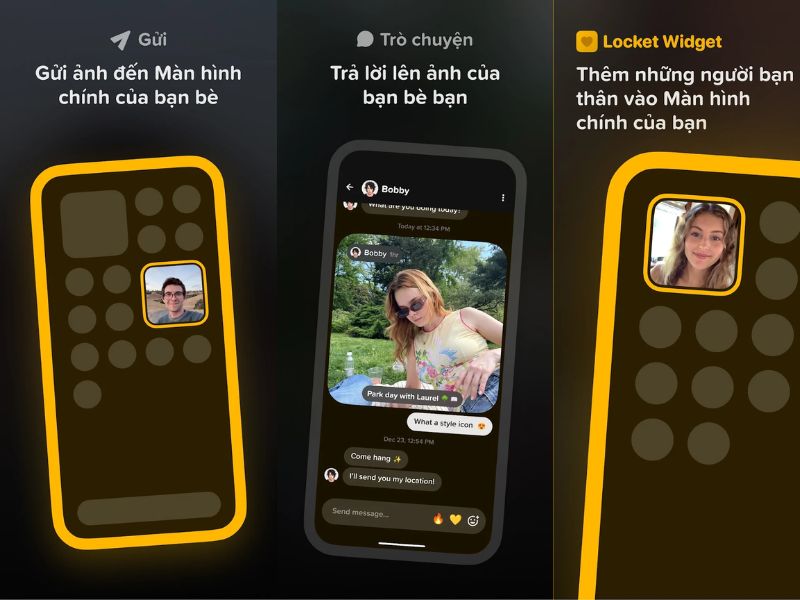 Chia Sẻ Ảnh Trực Tiếp Đến Bạn Bè Trong Locket