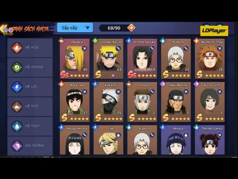 Hệ thống nhân vật phong phú trong Huyền Thoại Nhẫn Giả