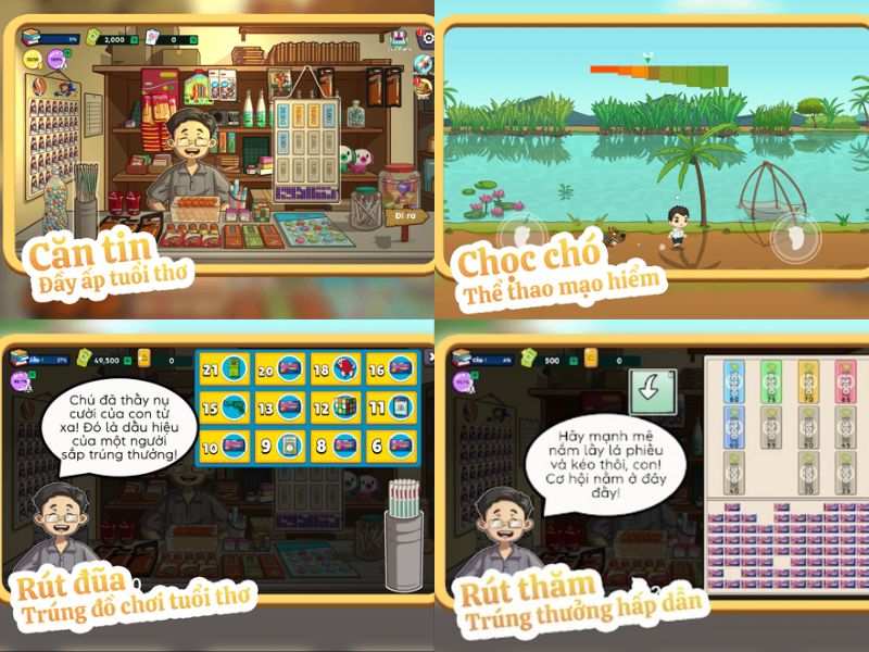 Khám phá và trải nghiệm những hình ảnh quen thuộc trong Trở Về Tuổi Thơ