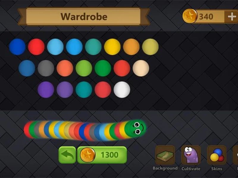 Thế giới rắn với các loại có Skin độc đáo trong Snake Lite