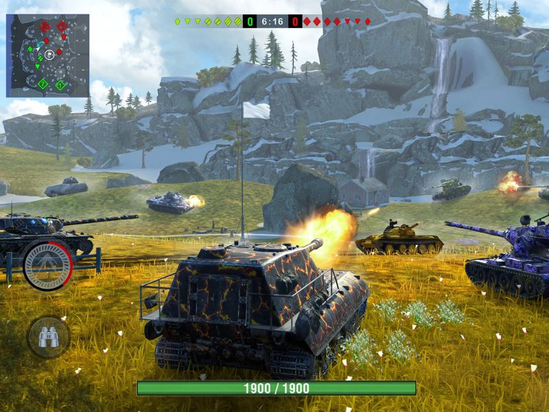 Bước vào trận chiến vô cùng khốc liệt trong World of Tanks Blitz
