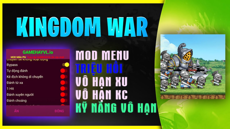 Tải hack Kingdom Wars APK (MOD Menu, Tiền, Đồ Ăn, Triệu Hồi) V4.3.1 2 Hack Kingdom Wars