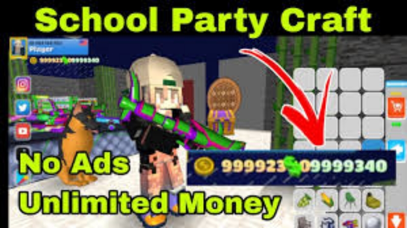Tải Hack School Party Craft (Vô Hạn Tiền) v1.8.10 APK Cho Android 5 School Party Craft