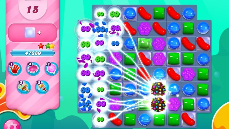 Tải Candy Crush Saga Mod APK (Vô Hạn Mạng, Full Vật Phẩm, Tiền) v1.322.0.1 4 Đồ họa và âm thanh ngọt ngào, bắt mắt trong Candy Crush Saga