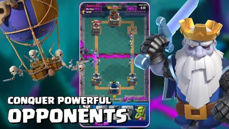 Tải Clash Royale APK v130300033 Mới Nhất Cho Mobile 4 PvP cạnh tranh cao trong Clash Royale APK