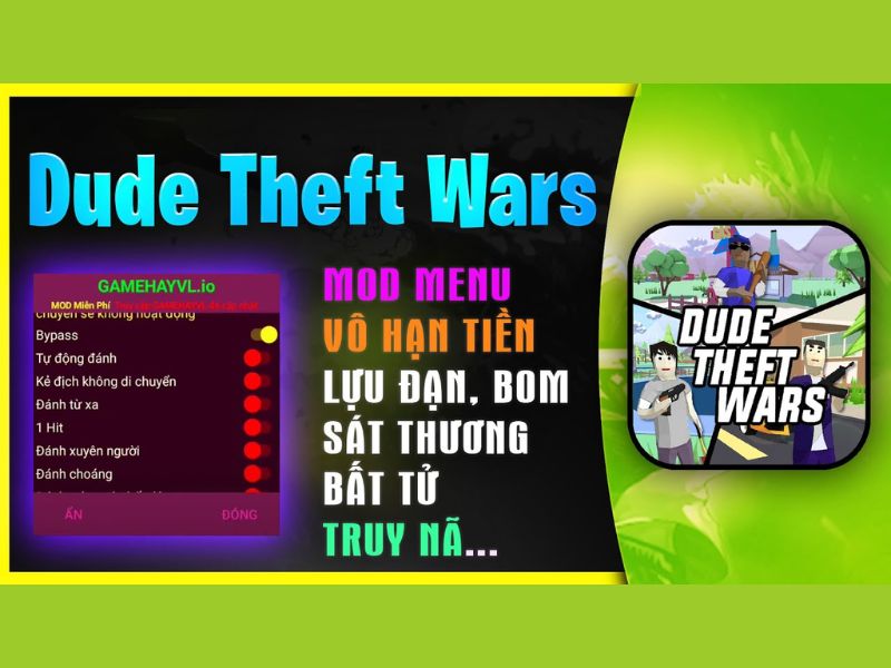Tải Hack Dude Theft Wars Modlmh.Com V0.9.1.0a Cho Android 3 Khám Phá Sức Mạnh Tuyệt Đối Với Bản Mod Dude Theft Wars Mới Nhất