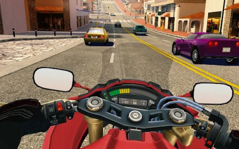 Tải Moto Rider GO: Highway Traffic MOD APK (Vô Hạn Tiền) v1.95.43 2 Lái mô tô tốc độ cao trên đường cao tốc