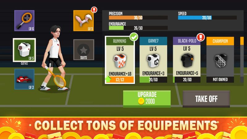 Tải Badminton League MOD APK (Vô Hạn Tiền) v5.81.5089.0 3 Badminton League MOD APK với cú đập cầu trên không.