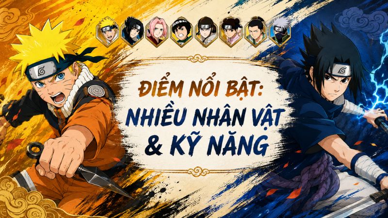 Tải Naruto Ultimate Ninja Storm 4 APK v1.2.9 Miễn Phí Cho Android 4 Cảnh Naruto tung Rasengan hoặc Sasuke dùng Chidori, hiệu ứng ánh sáng và va chạm được chụp ở cận cảnh.