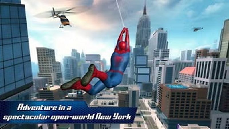 Tải The Amazing Spider-Man 2 APK (Vô Hạn Tiền) v1.2.8d 2 Cảnh đu tơ trên không của Spider-Man 2