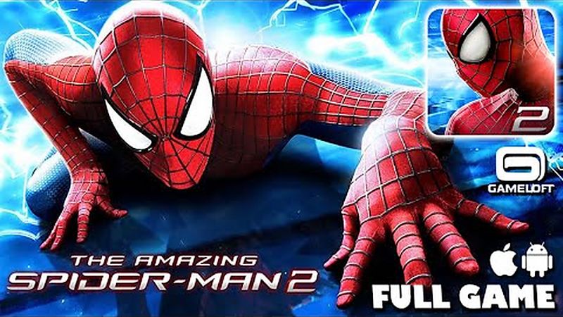 Tải The Amazing Spider-Man 2 APK (Vô Hạn Tiền) v1.2.8d 1 Người Nhện đu tơ giữa các tòa nhà tại New York